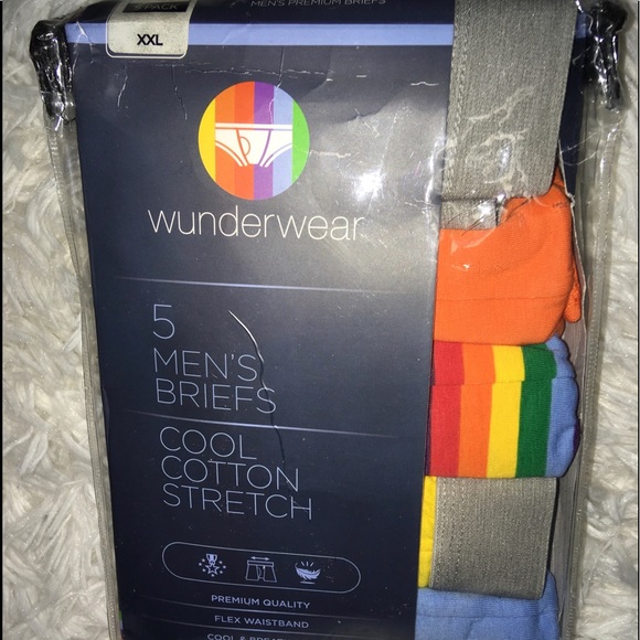 XXL Wunderwear 5Pack Men’s Briefs Soft Multicolor - Picture 4 of 9